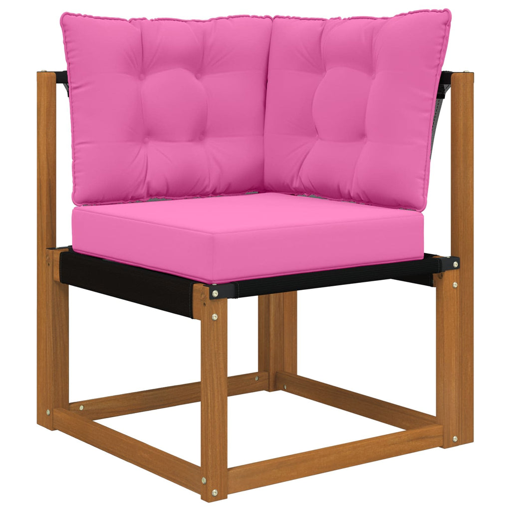 Sofakissen für draußen 3 pcs Rosa Polyester