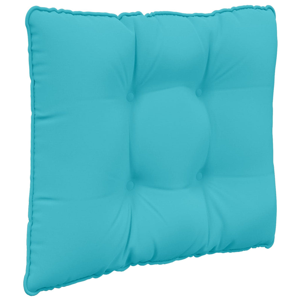 Sofakissen für draußen 3 pcs Türkis Polyester