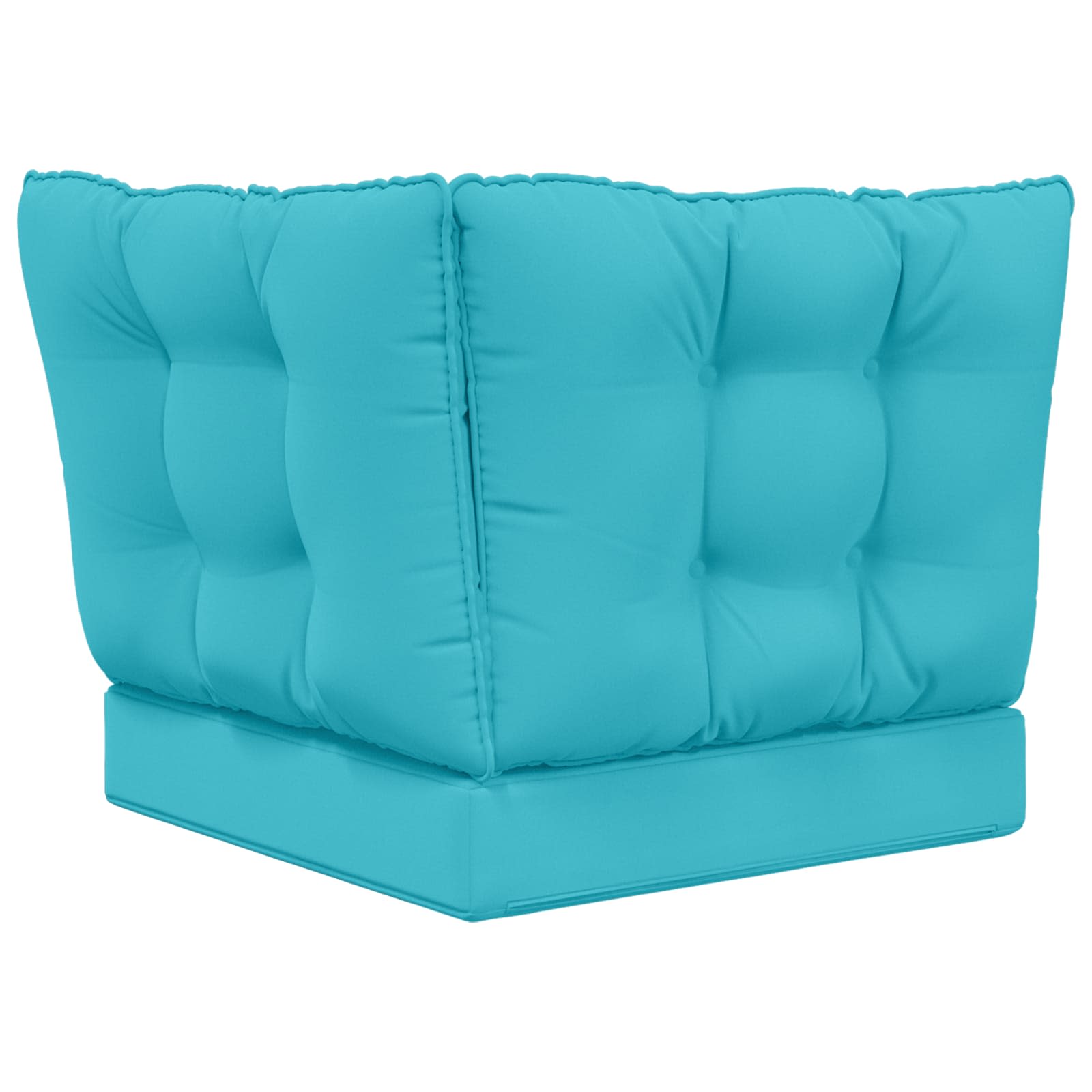 Sofakissen für draußen 3 pcs Türkis Polyester