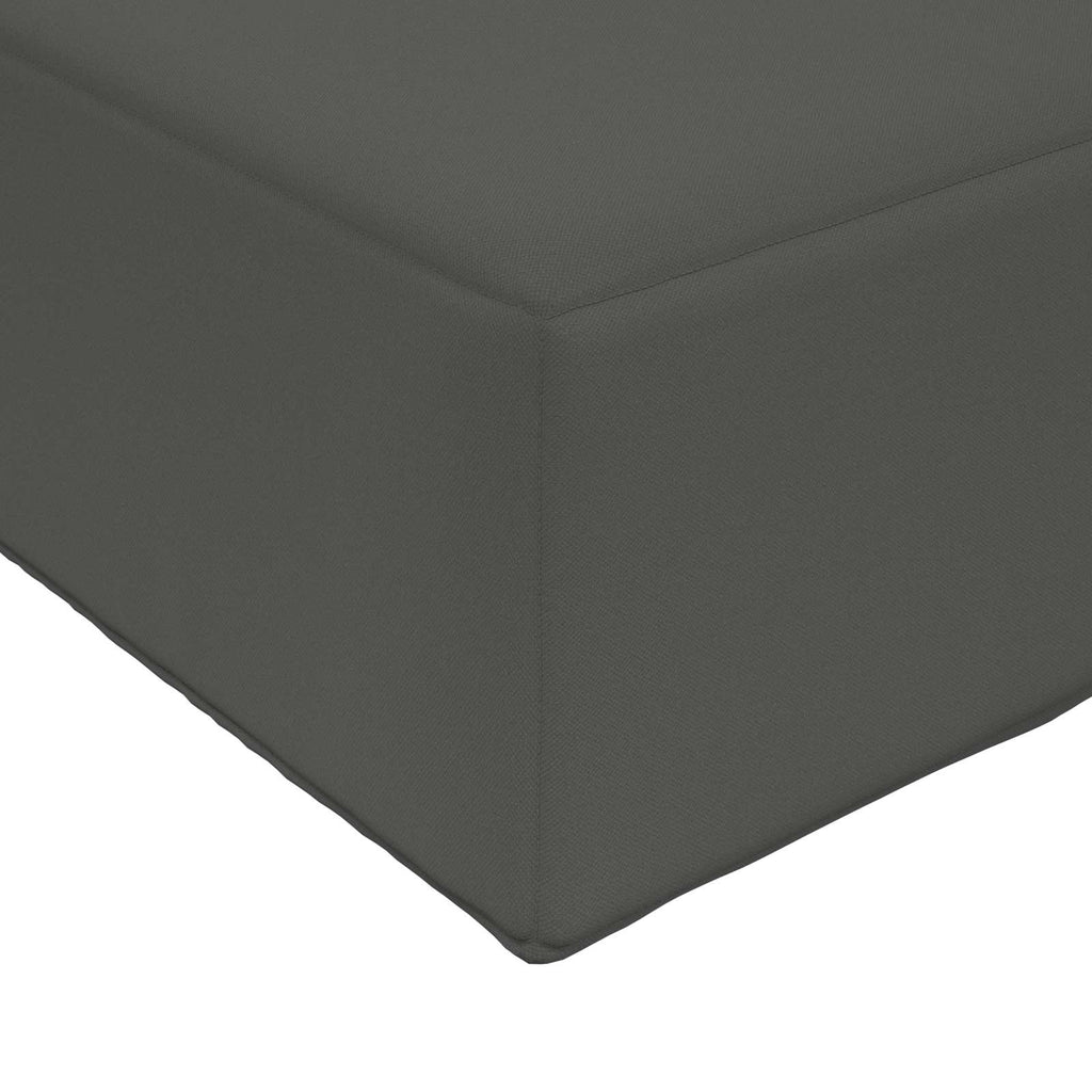Sofakissen für draußen Anthrazit 80 x 80 x 8 cm Polyester