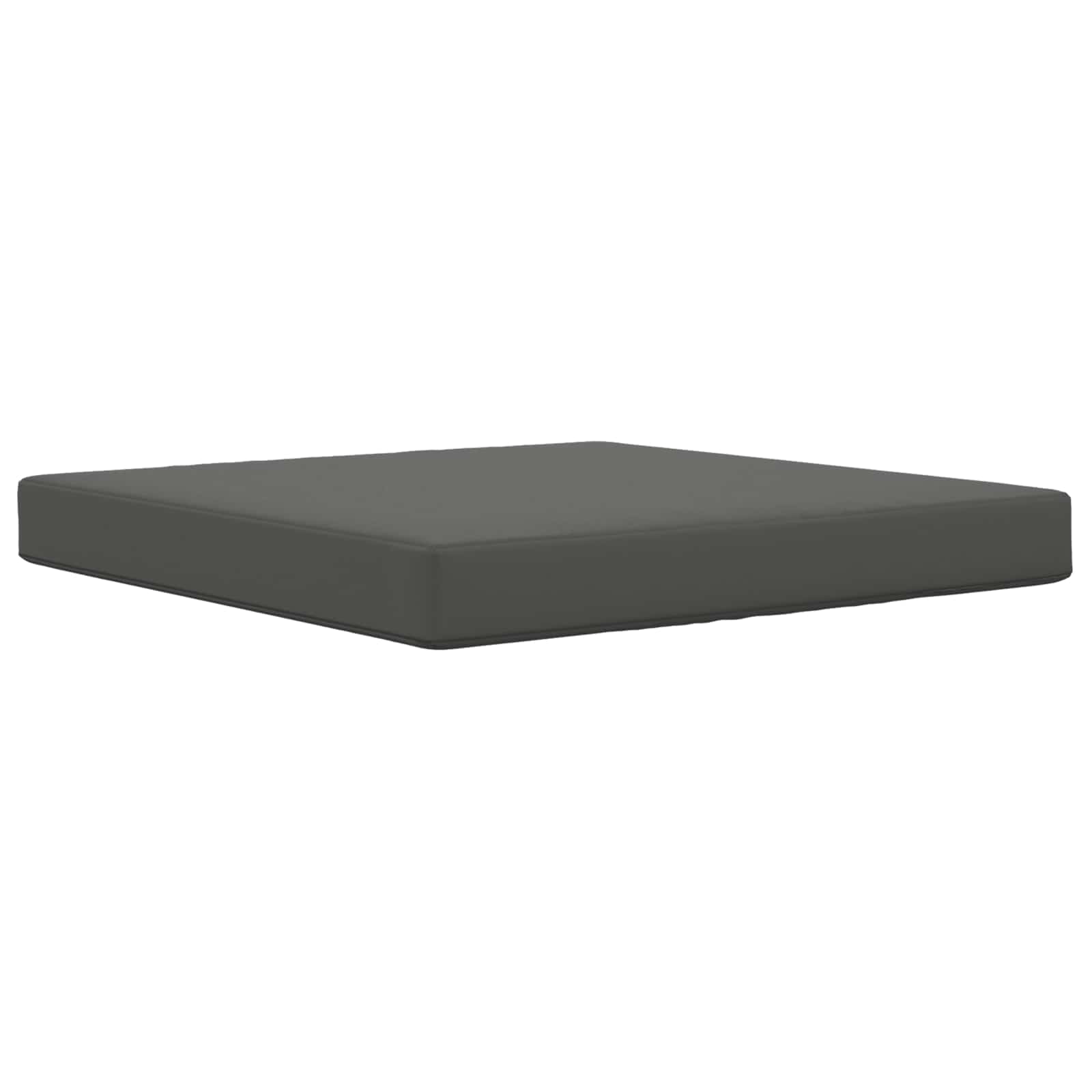 Sofakissen für draußen Anthrazit 80 x 80 x 8 cm Polyester
