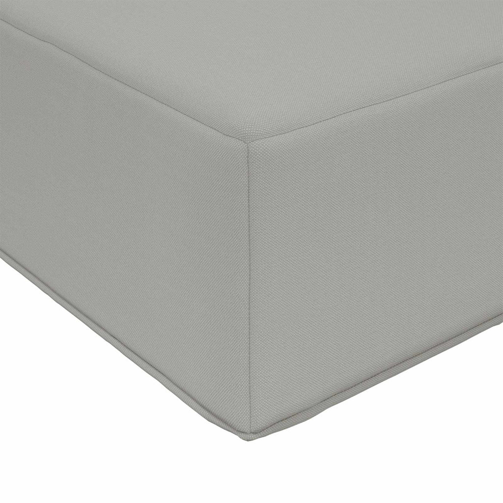 Sofakissen für draußen Grau 80 x 80 x 8 cm Polyester