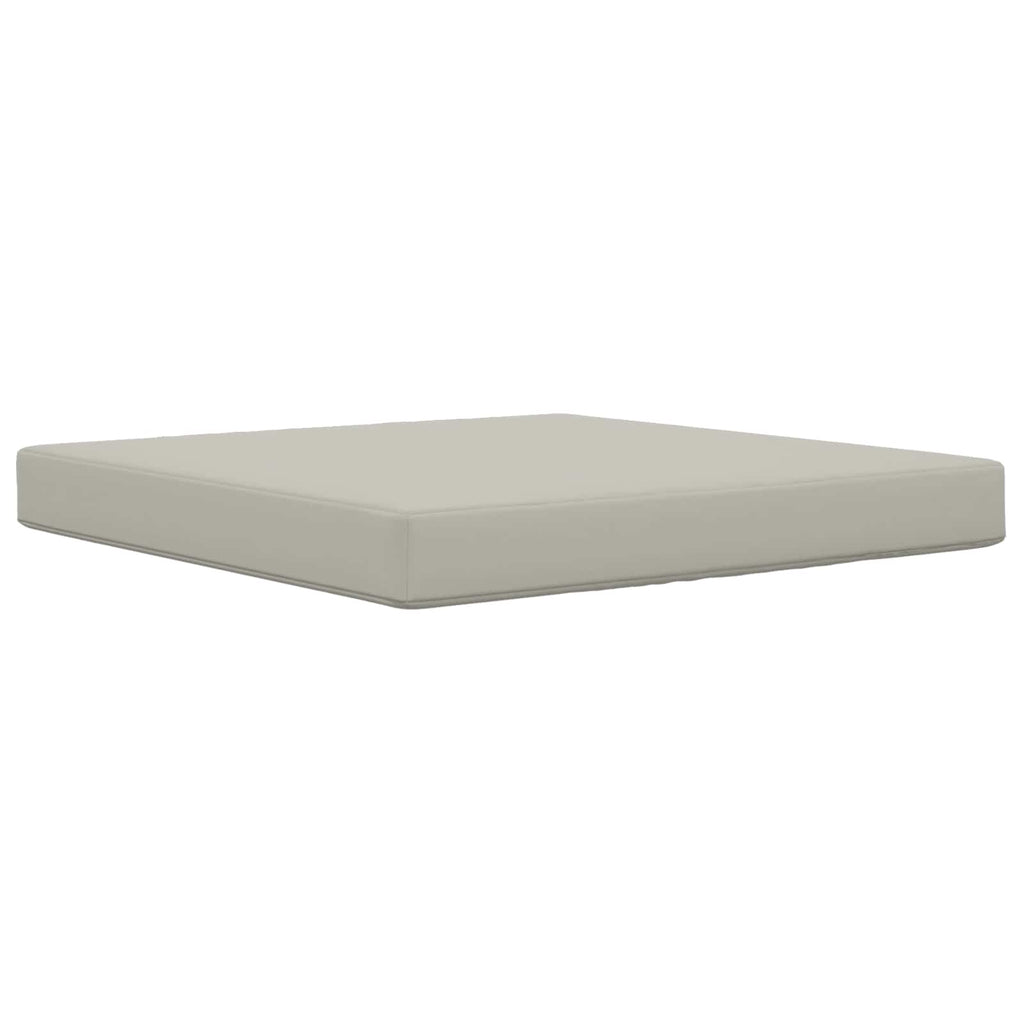 Sofakissen für draußen Grau 80 x 80 x 8 cm Polyester