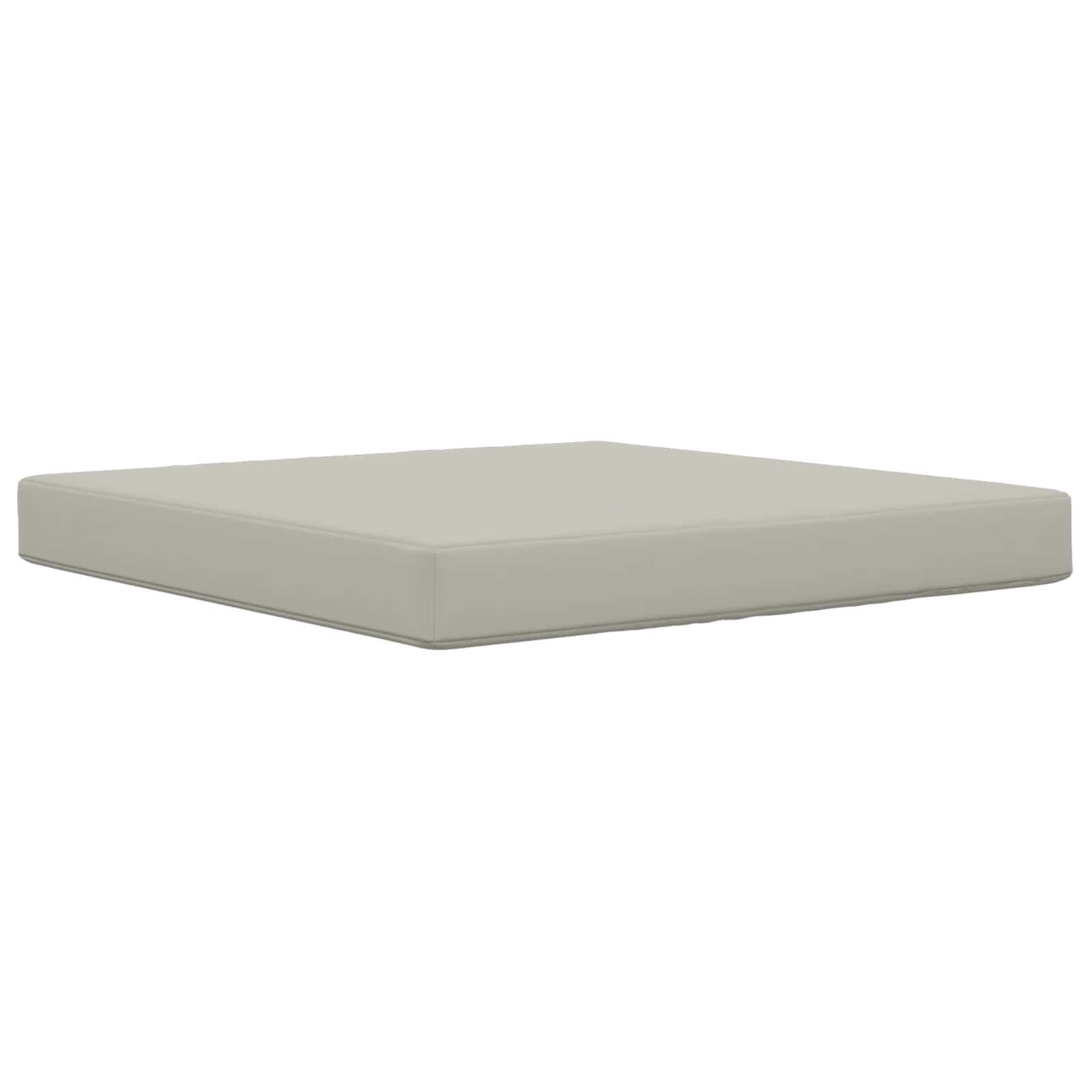 Sofakissen für draußen Grau 80 x 80 x 8 cm Polyester