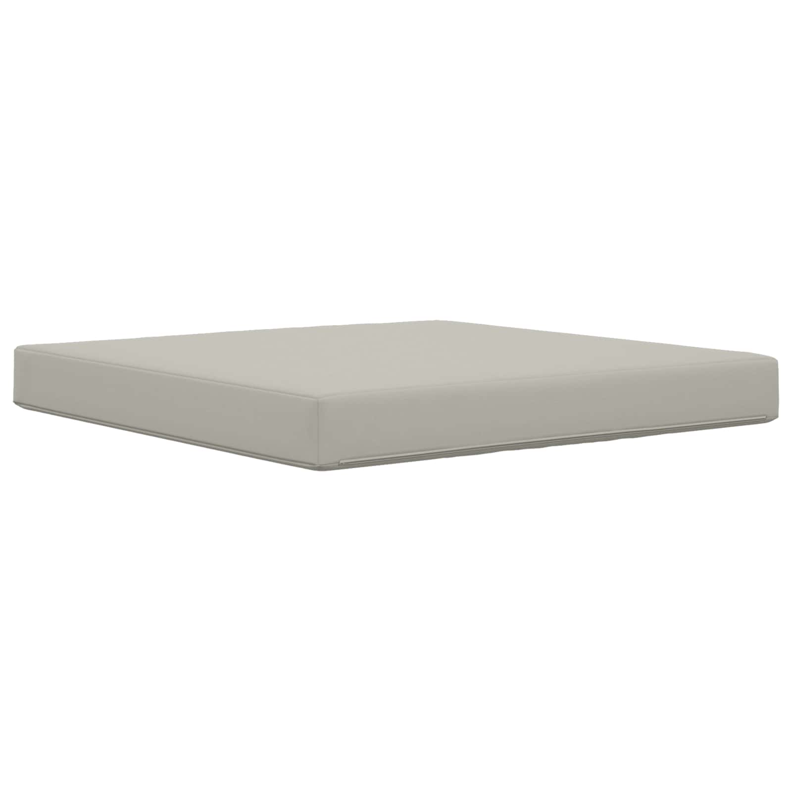 Sofakissen für draußen Grau 80 x 80 x 8 cm Polyester