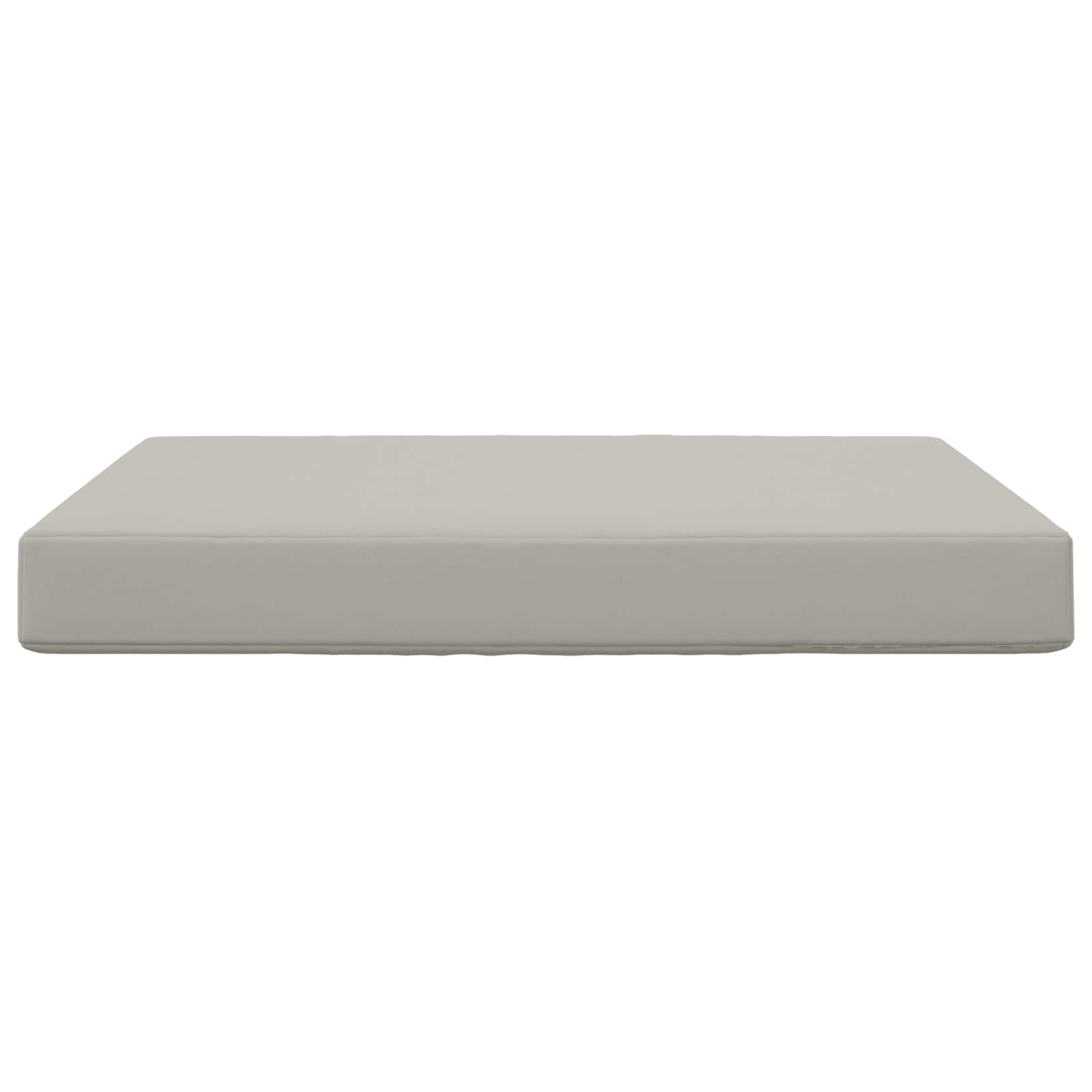 Sofakissen für draußen Grau 80 x 80 x 8 cm Polyester
