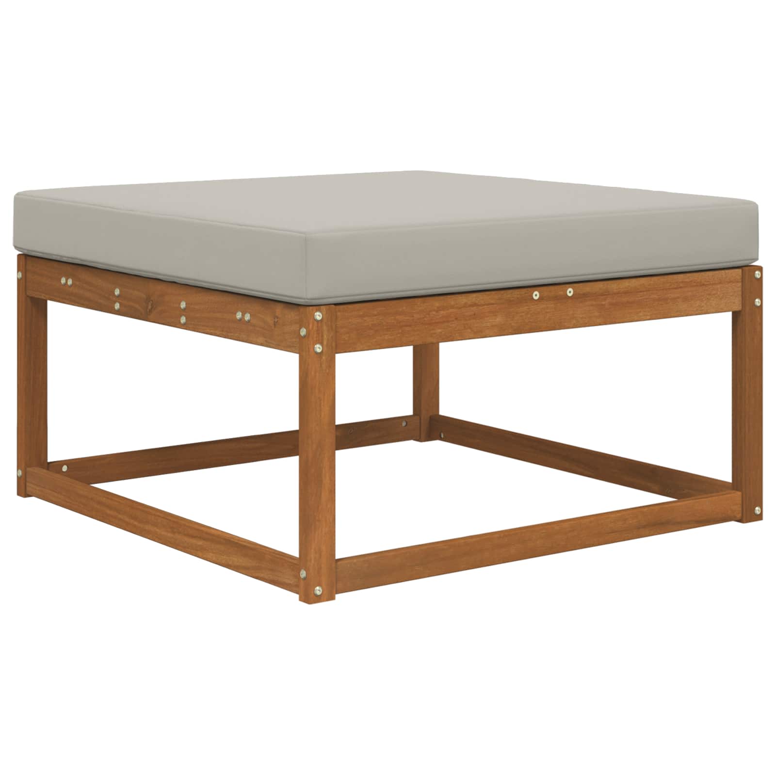Sofakissen für draußen Grau 80 x 80 x 8 cm Polyester