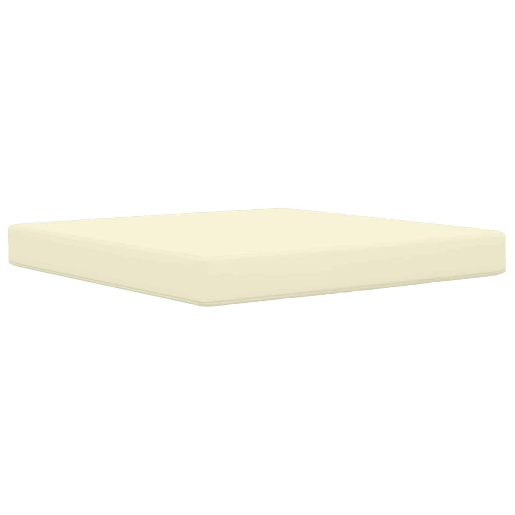 Sofakissen für draußen Creme 80 x 80 x 8 cm Polyester