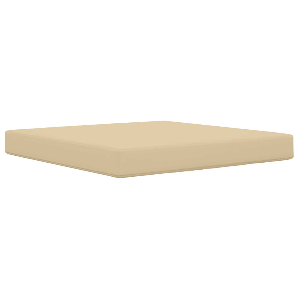 Sofakissen für draußen Beige 80 x 80 x 8 cm Polyester