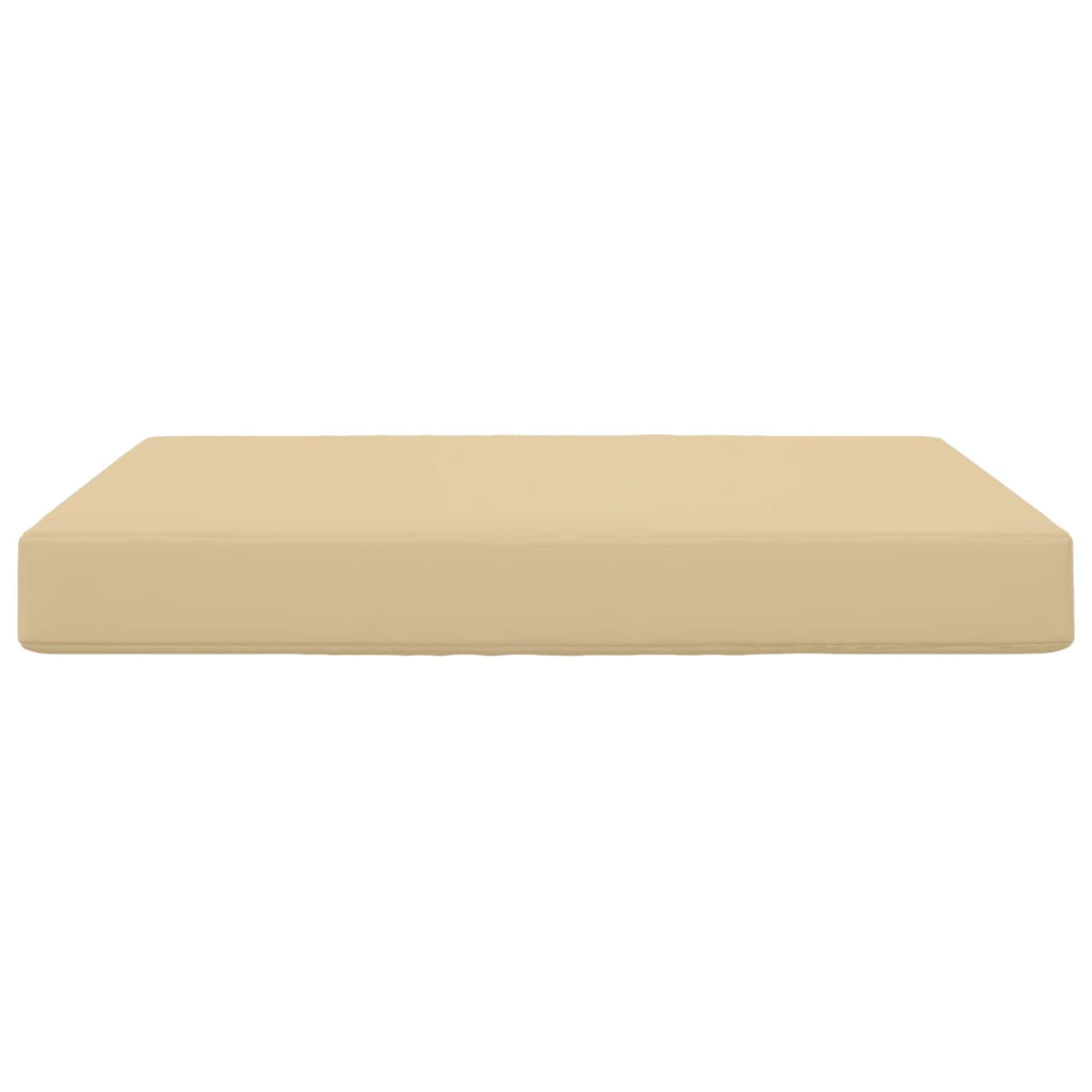 Sofakissen für draußen Beige 80 x 80 x 8 cm Polyester