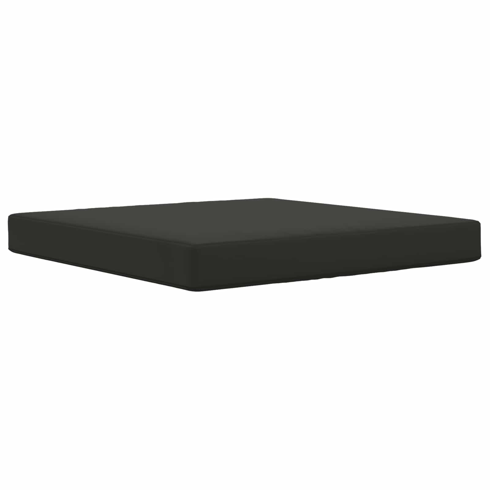 Sofakissen für draußen Schwarz 80 x 80 x 8 cm Polyester