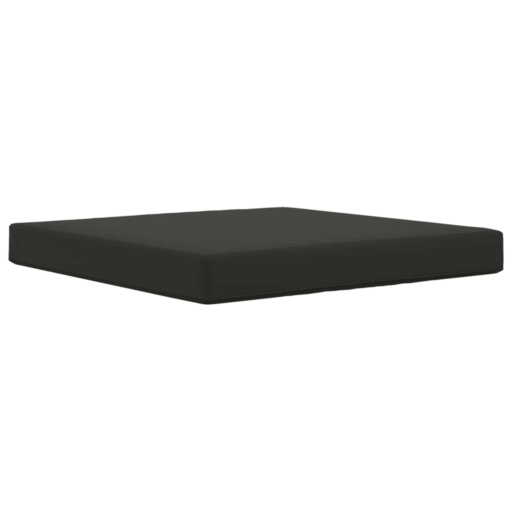 Sofakissen für draußen Schwarz 80 x 80 x 8 cm Polyester
