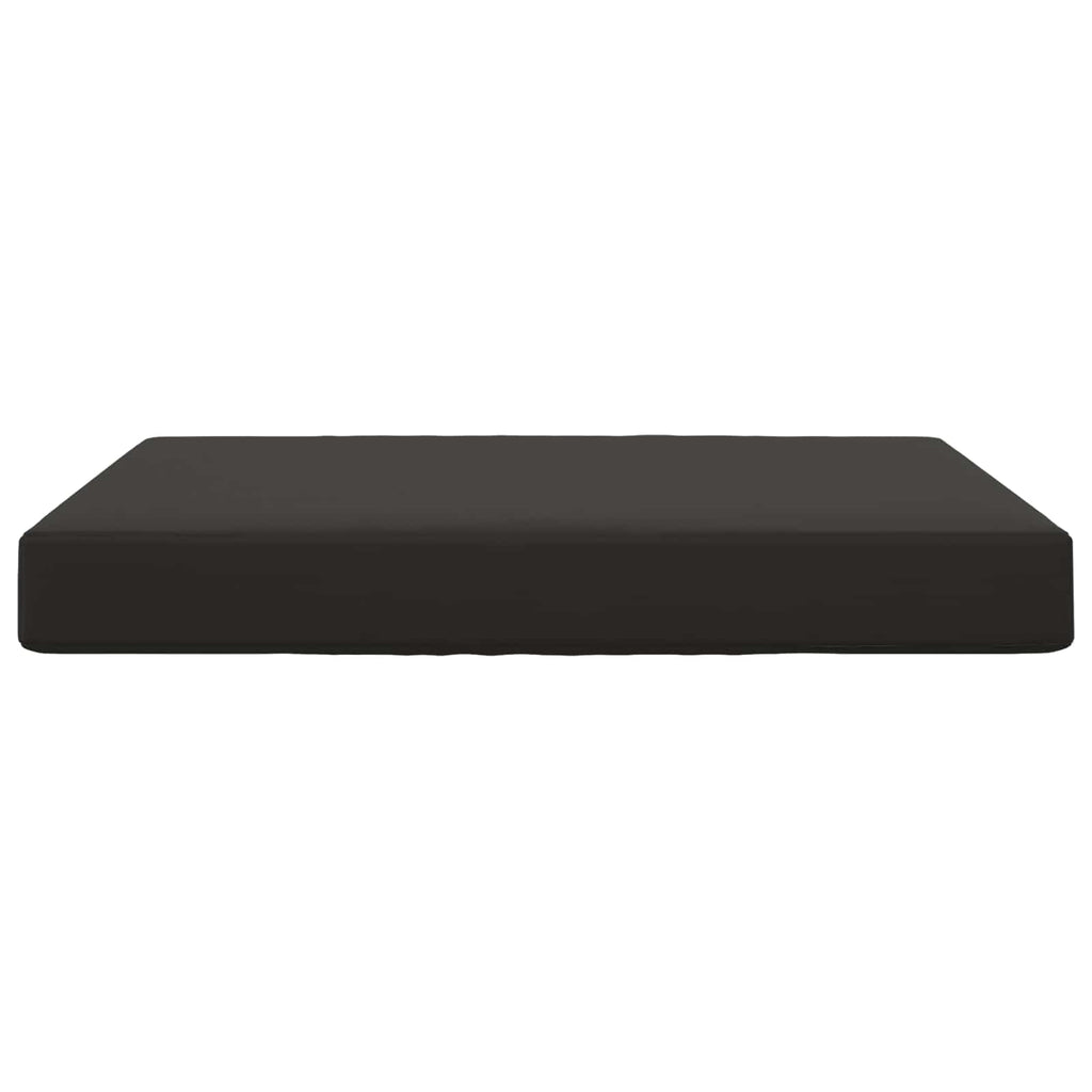 Sofakissen für draußen Schwarz 80 x 80 x 8 cm Polyester