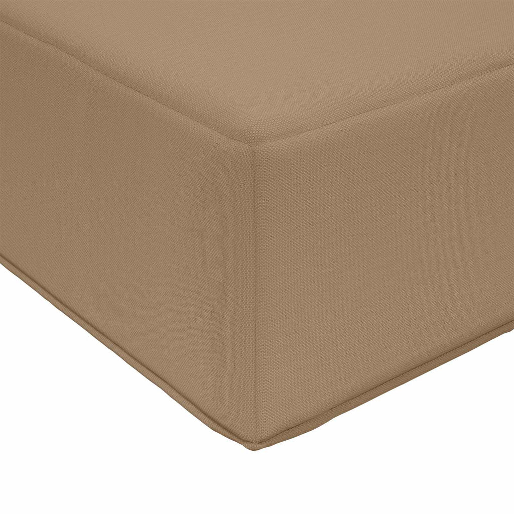 Sofakissen für draußen Taupe 80 x 80 x 8 cm Polyester