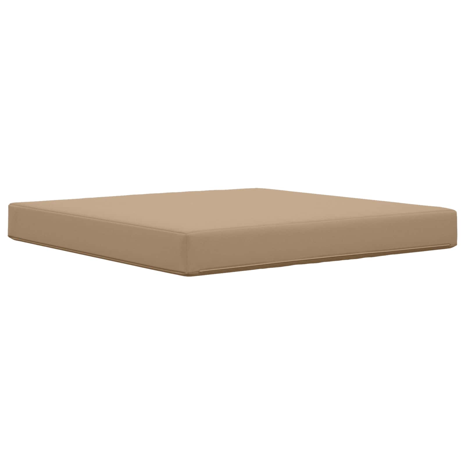 Sofakissen für draußen Taupe 80 x 80 x 8 cm Polyester