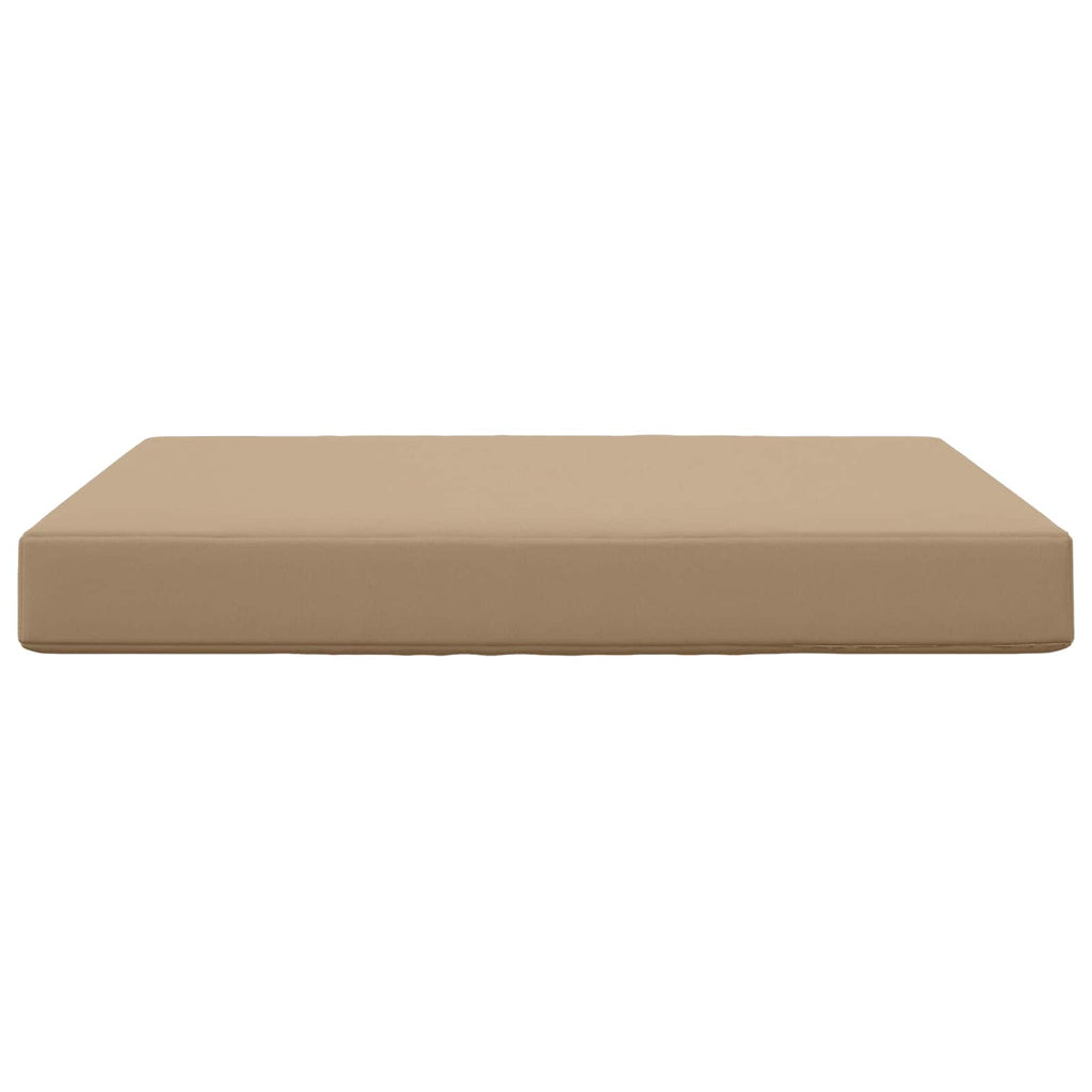 Sofakissen für draußen Taupe 80 x 80 x 8 cm Polyester