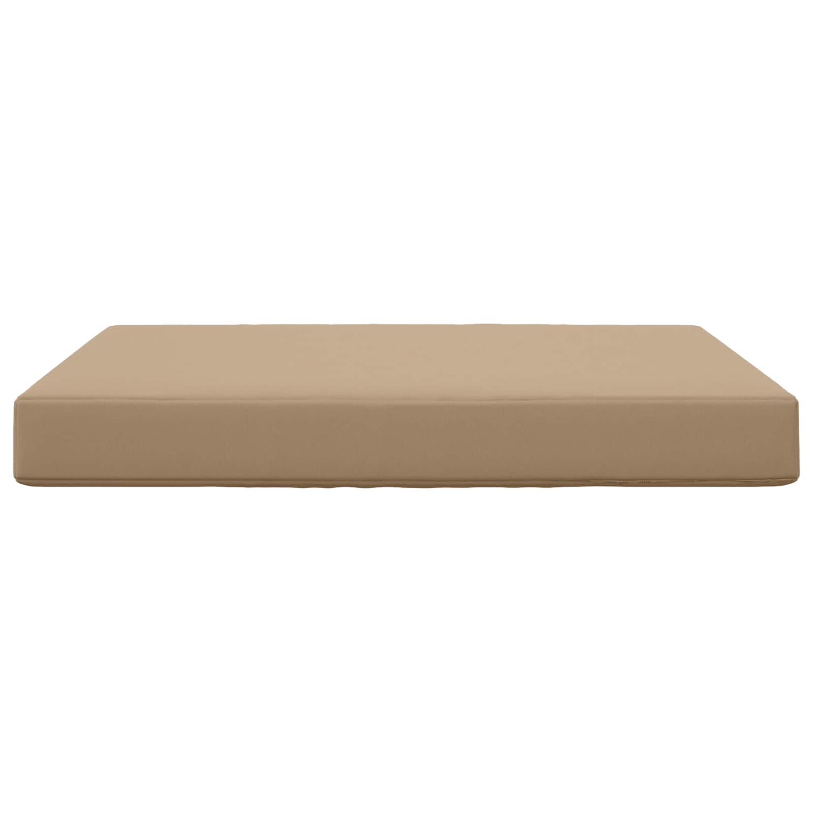 Sofakissen für draußen Taupe 80 x 80 x 8 cm Polyester