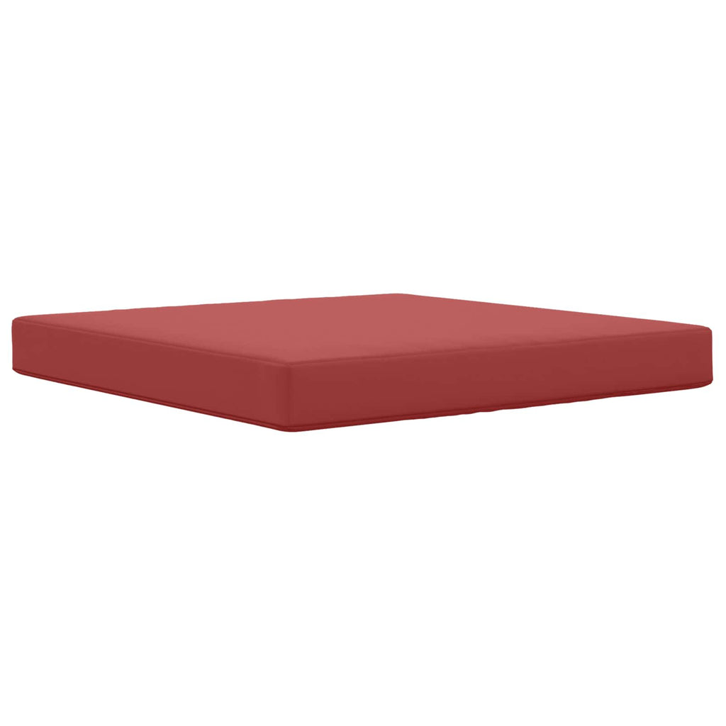 Sofakissen für draußen Weinrot 80 x 80 x 8 cm Polyester