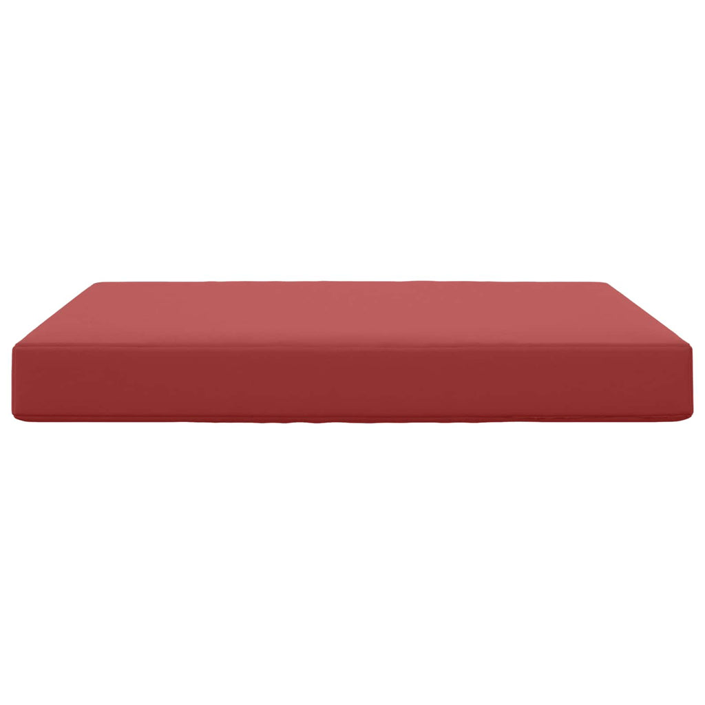 Sofakissen für draußen Weinrot 80 x 80 x 8 cm Polyester