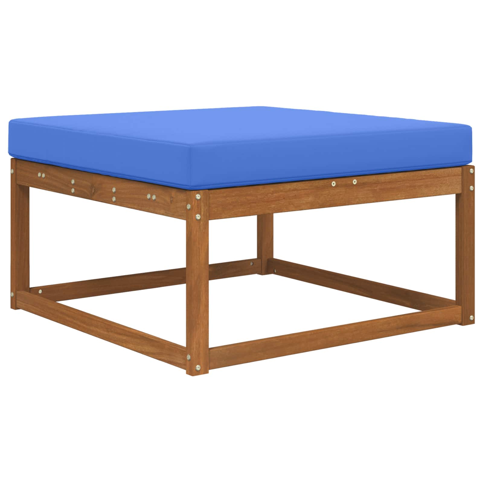Sofakissen für draußen Königsblau 80 x 80 x 8 cm Polyester
