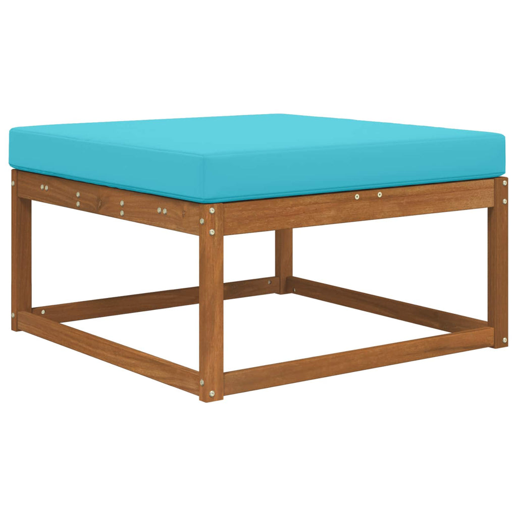 Sofakissen für draußen Türkis 80 x 80 x 8 cm Polyester