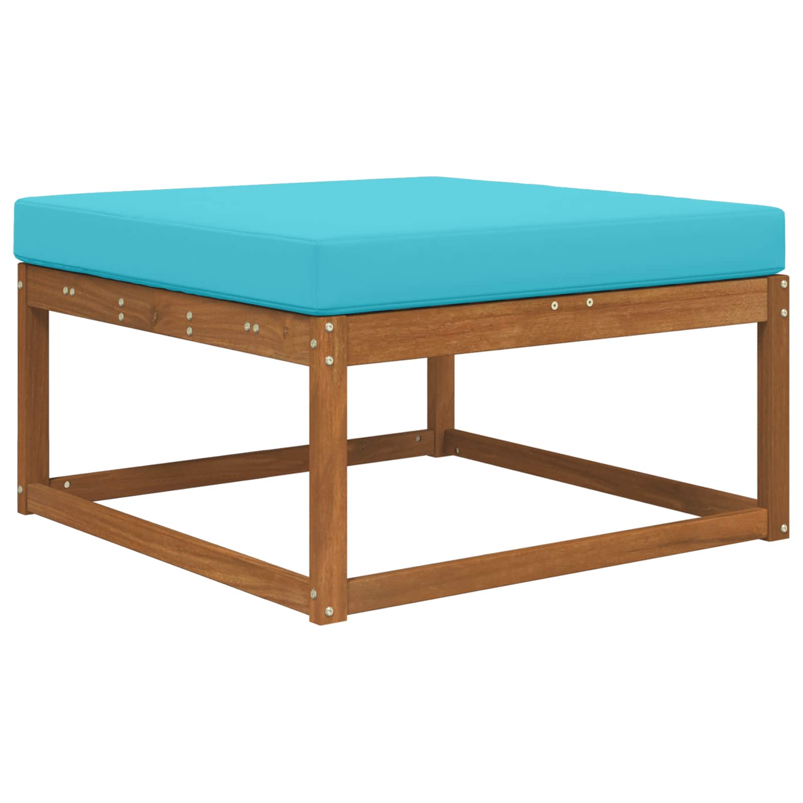 Sofakissen für draußen Türkis 80 x 80 x 8 cm Polyester
