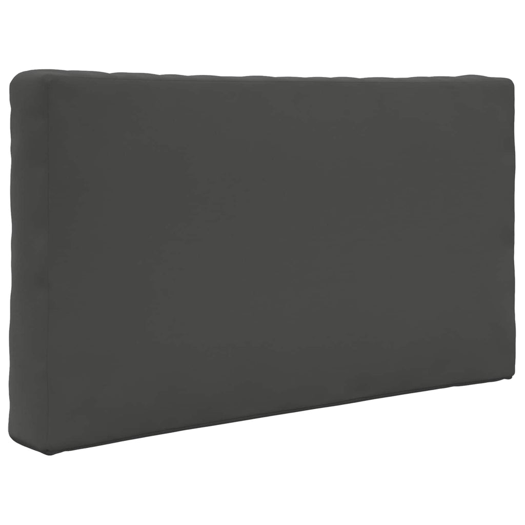 Sofakissen für draußen 2 pcs Anthrazit Polyester