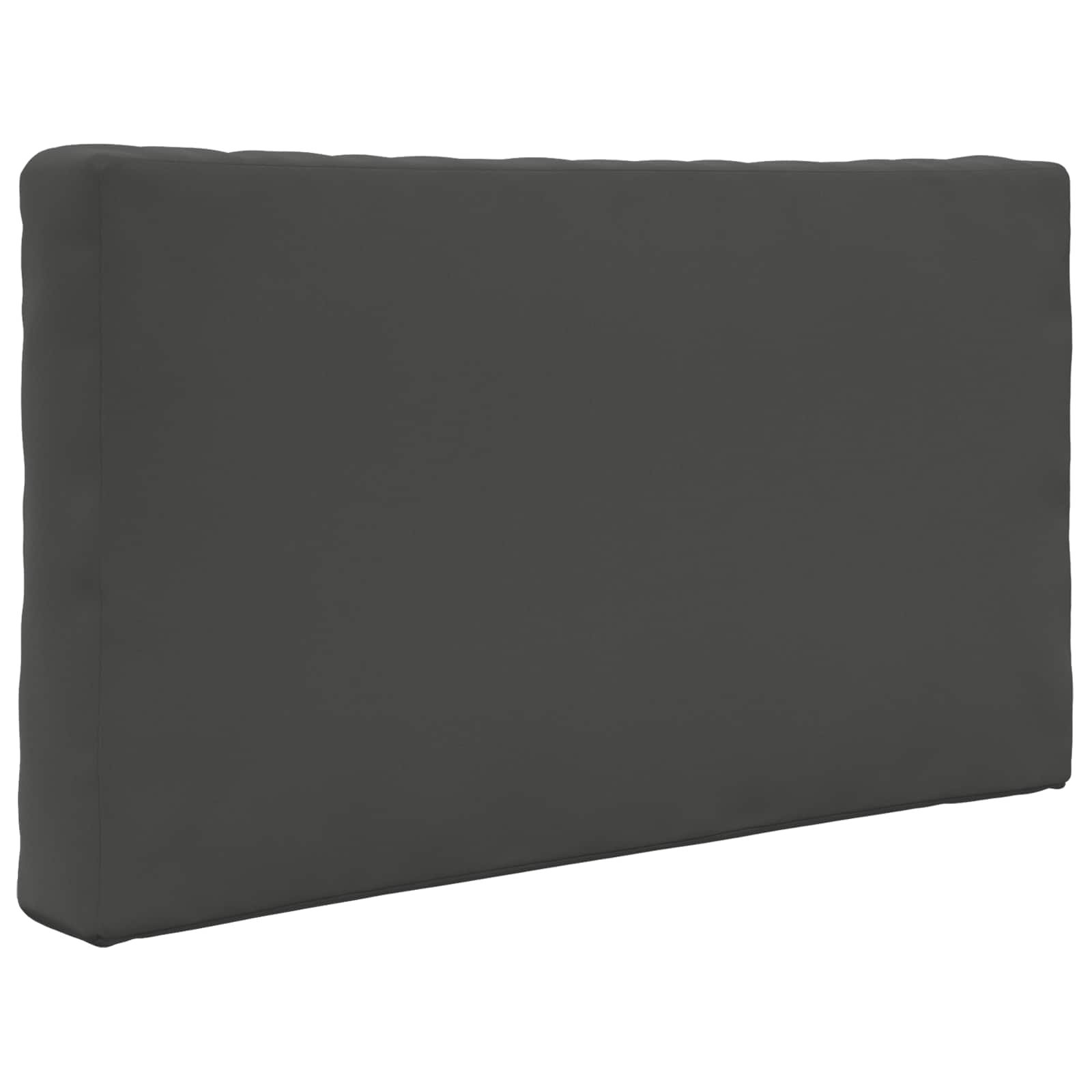 Sofakissen für draußen 2 pcs Anthrazit Polyester