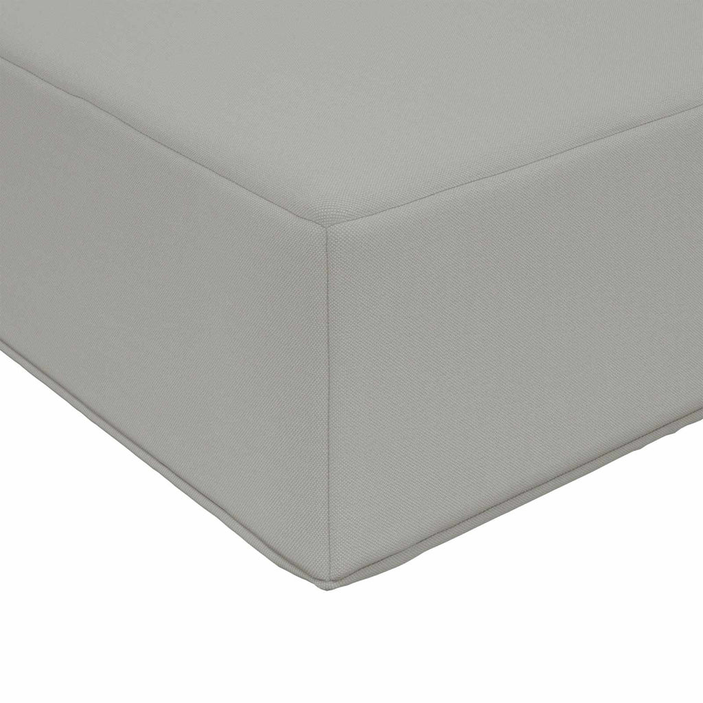 Sofakissen für draußen 2 pcs Grau Polyester