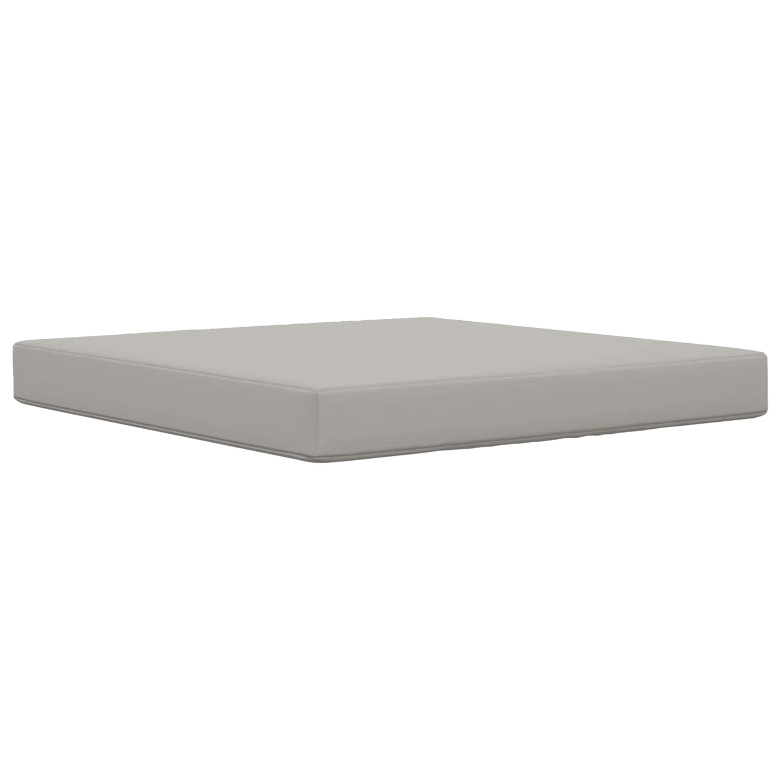 Sofakissen für draußen 2 pcs Grau Polyester