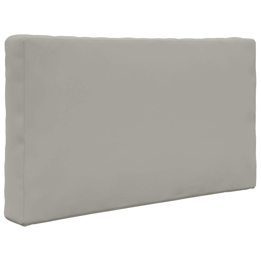 Sofakissen für draußen 2 pcs Grau Polyester