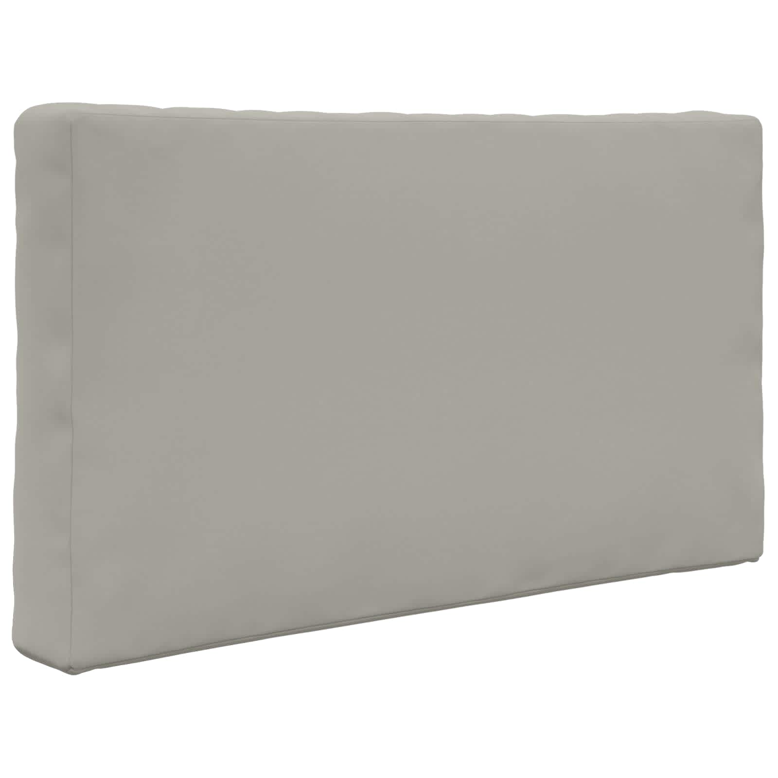 Sofakissen für draußen 2 pcs Grau Polyester