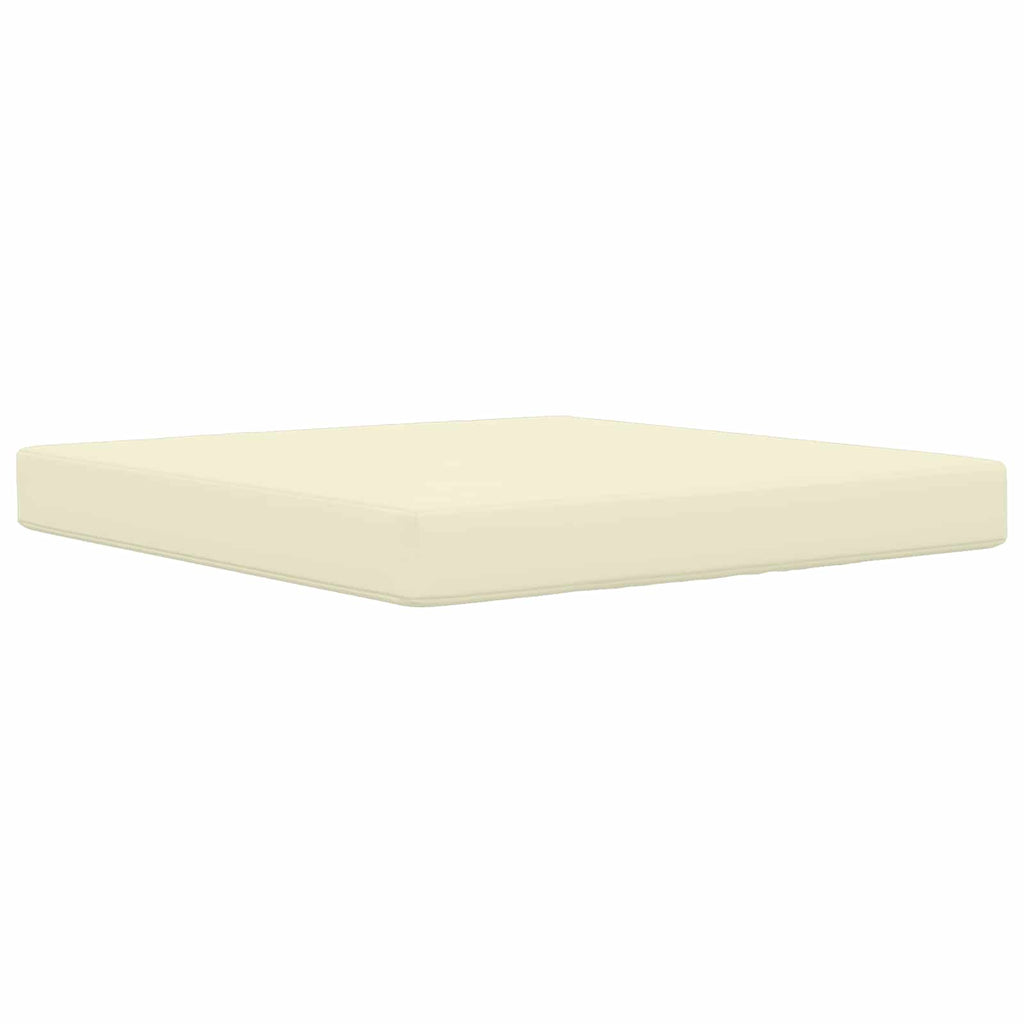 Sofakissen für draußen 2 pcs Creme Polyester