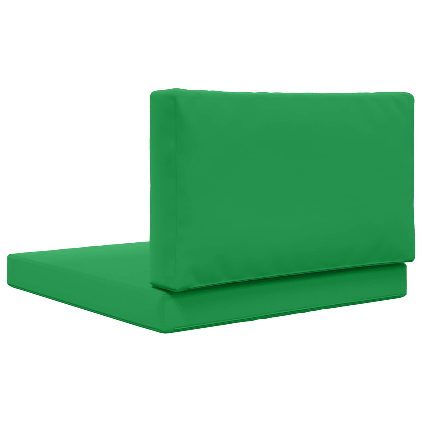 Sofakissen für draußen 2 pcs Grün Polyester
