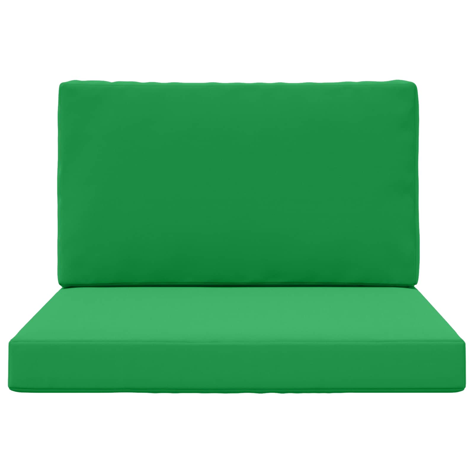 Sofakissen für draußen 2 pcs Grün Polyester