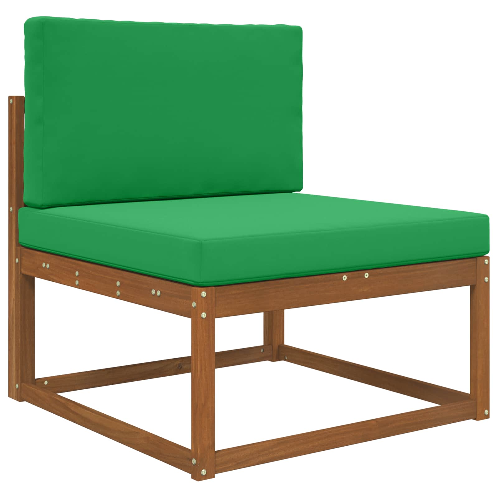 Sofakissen für draußen 2 pcs Grün Polyester