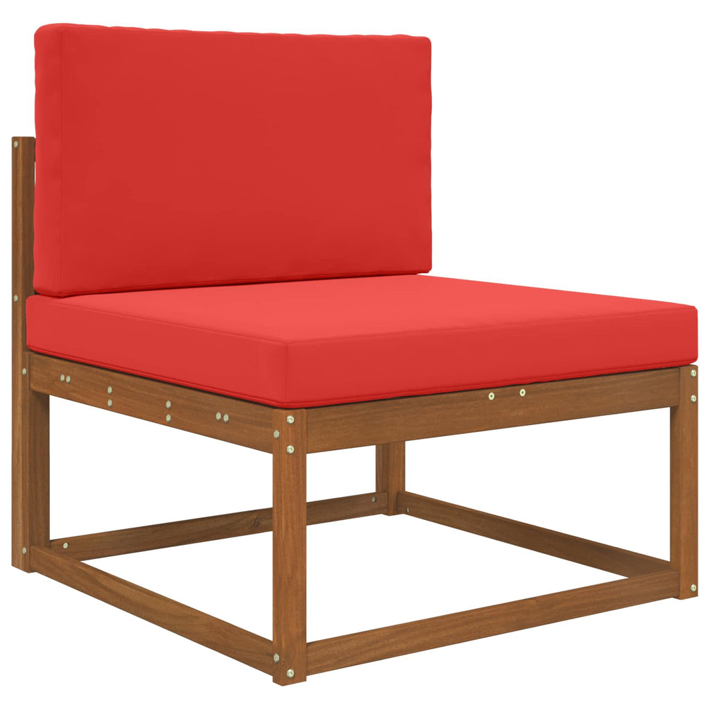 Sofakissen für draußen 2 pcs Rot Polyester