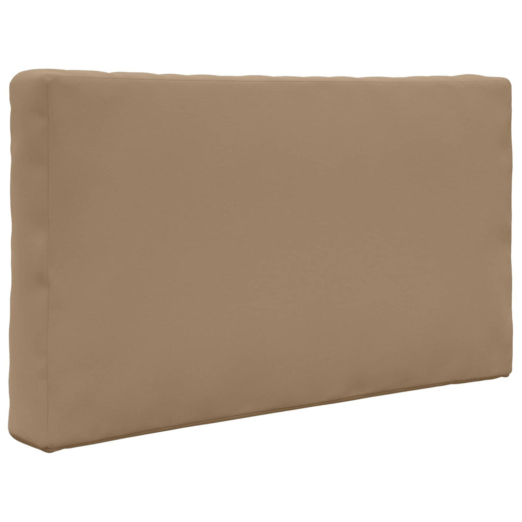 Sofakissen für draußen 2 pcs Taupe Polyester