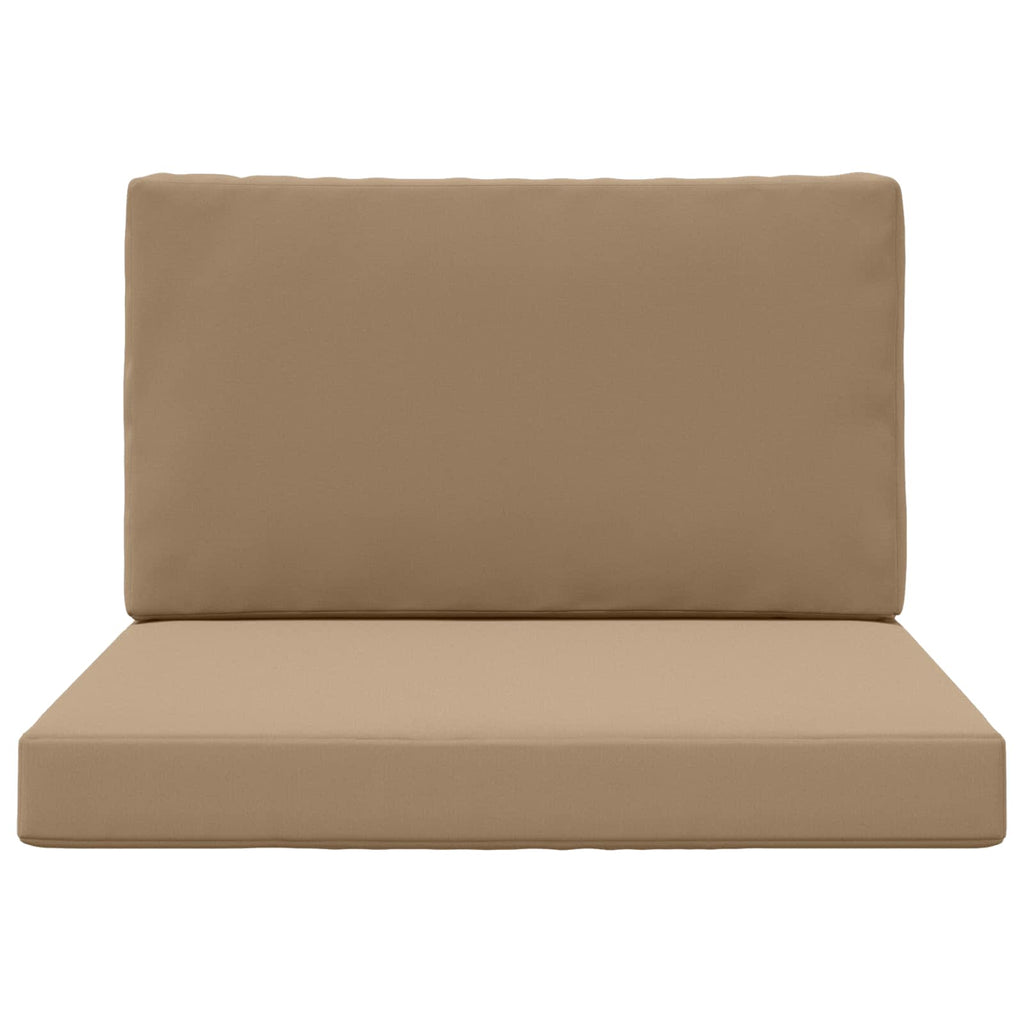 Sofakissen für draußen 2 pcs Taupe Polyester