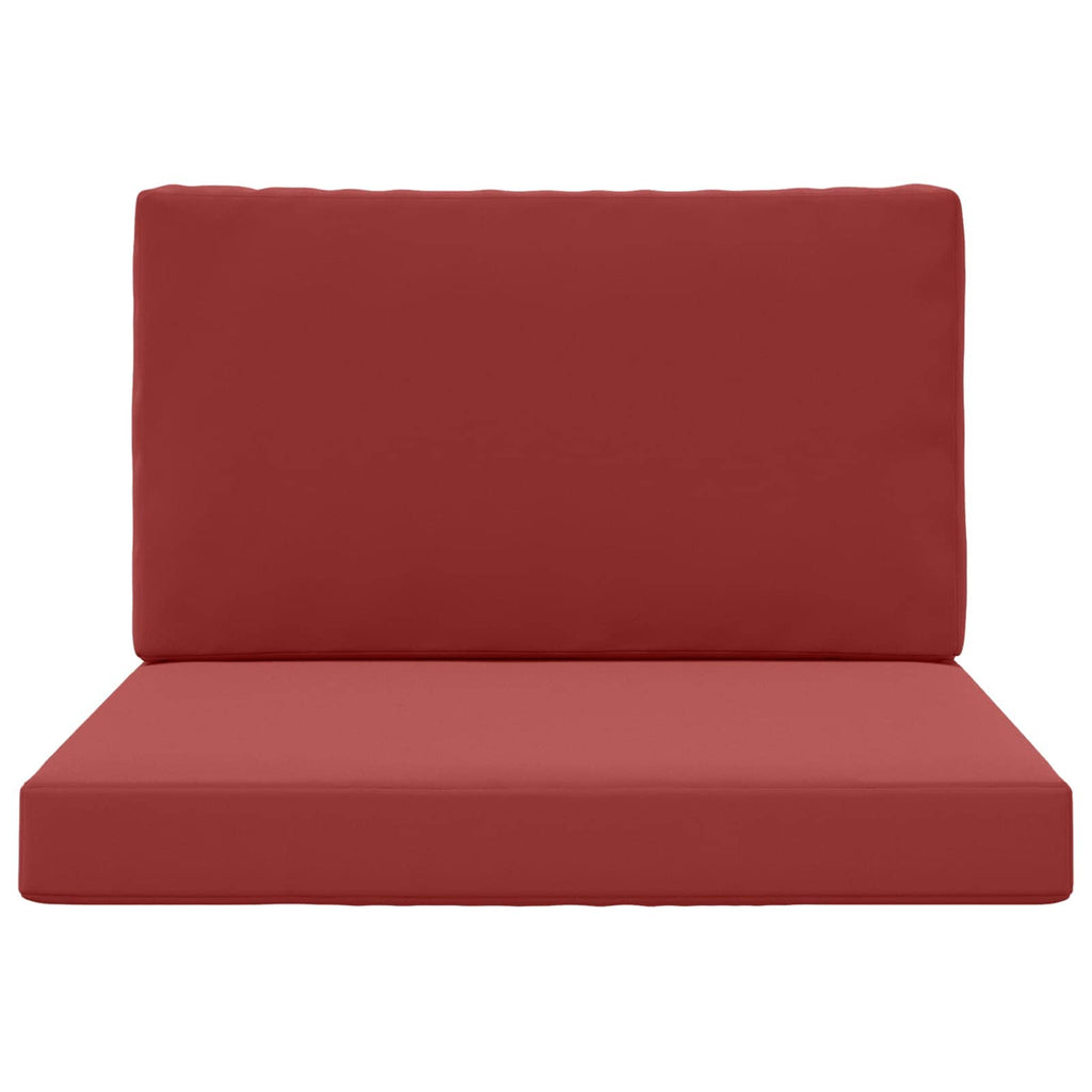 Sofakissen für draußen 2 pcs Weinrot Polyester