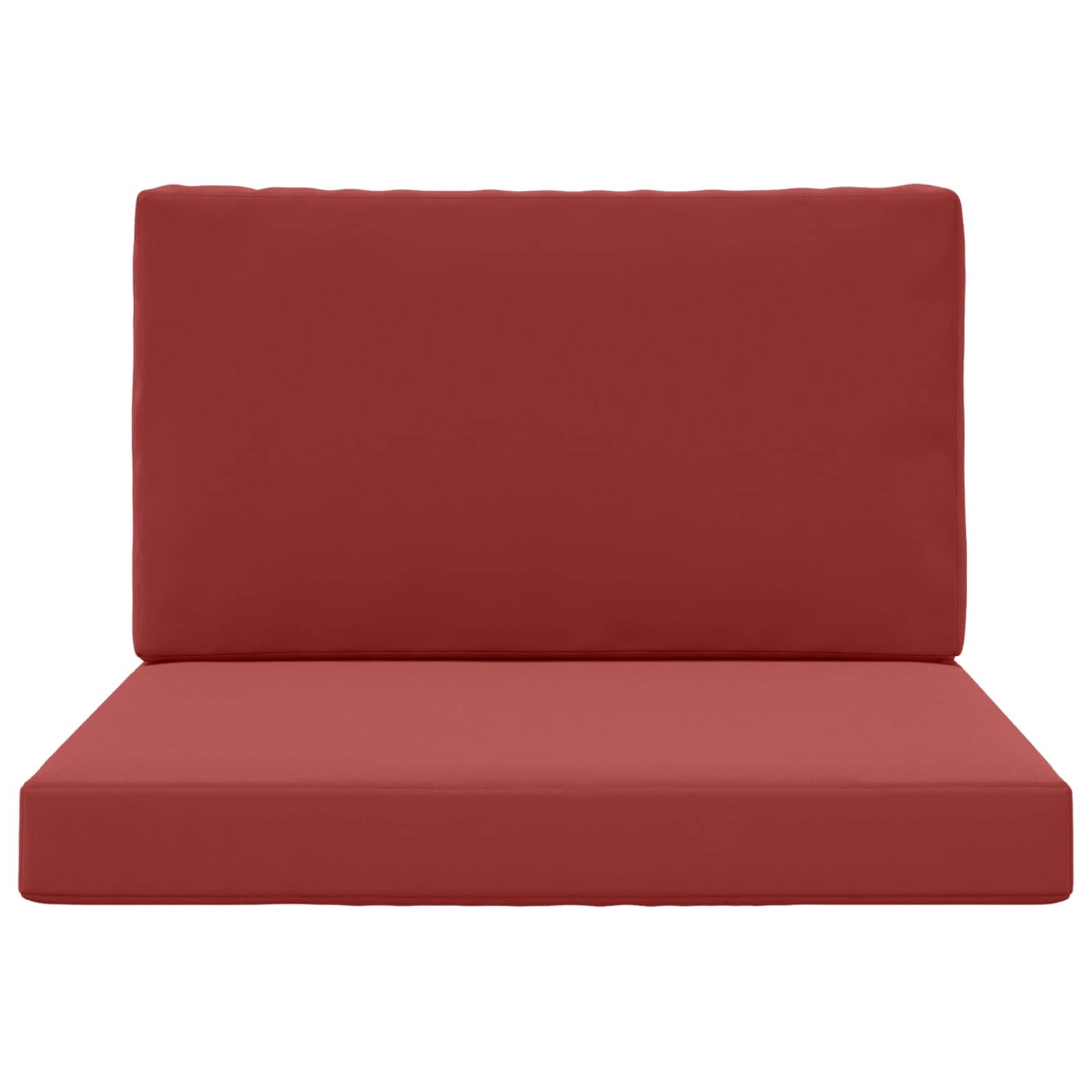 Sofakissen für draußen 2 pcs Weinrot Polyester