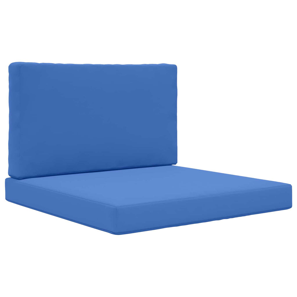 Sofakissen für draußen 2 pcs Königsblau Polyester