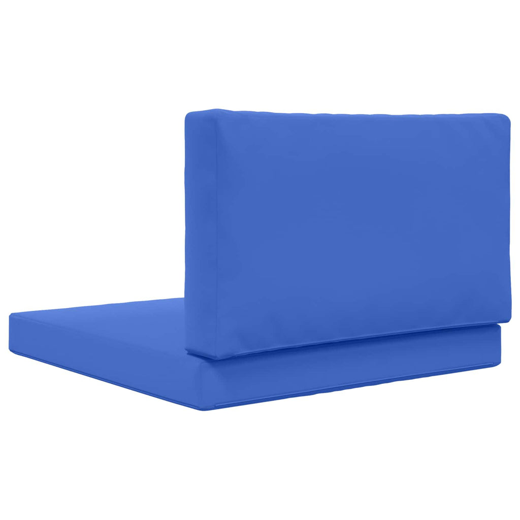Sofakissen für draußen 2 pcs Königsblau Polyester