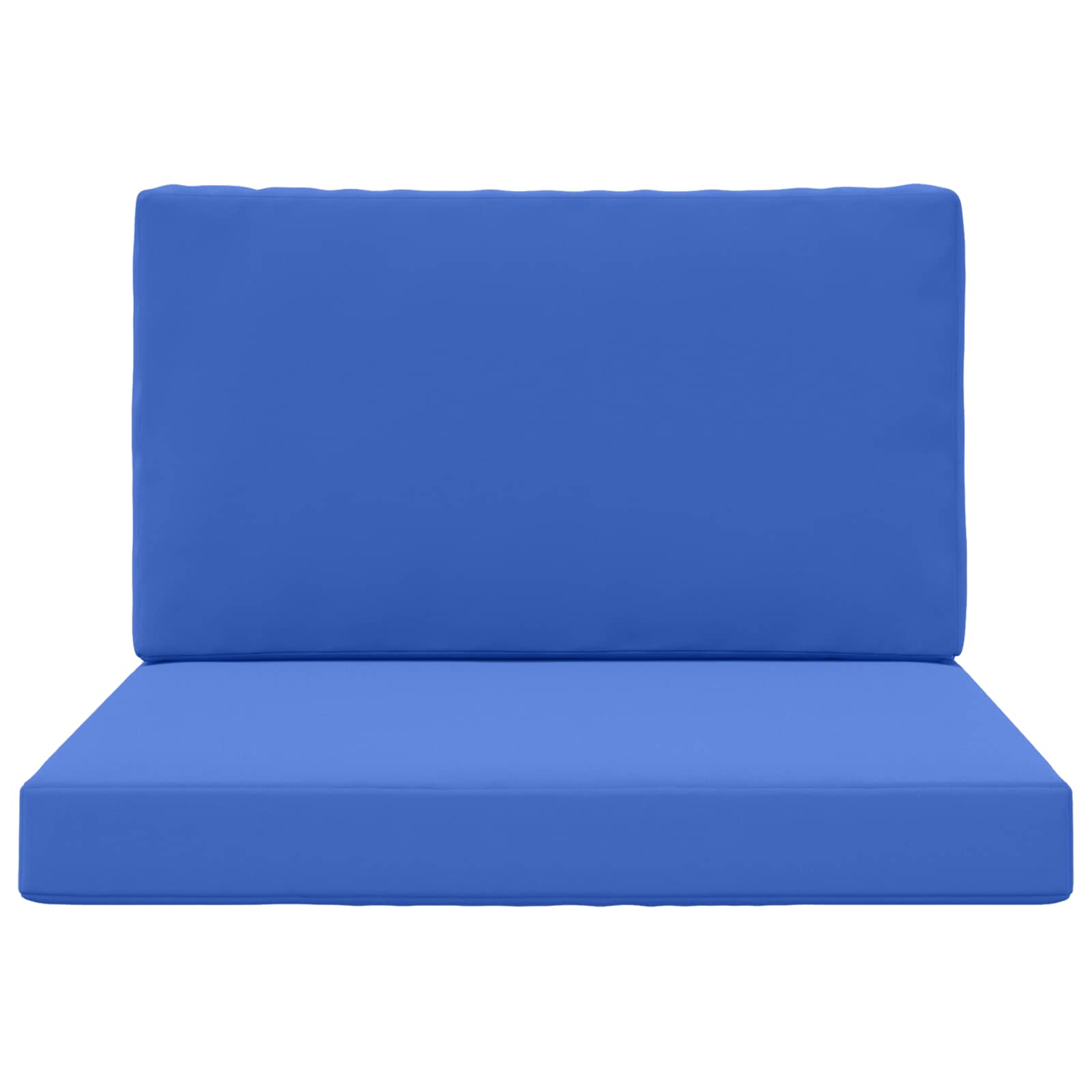 Sofakissen für draußen 2 pcs Königsblau Polyester