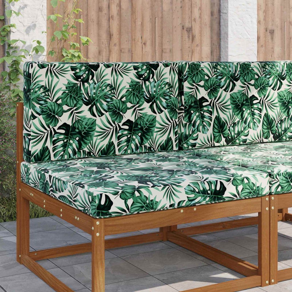 Sofakissen für draußen 2 pcs Blattmuster Polyester