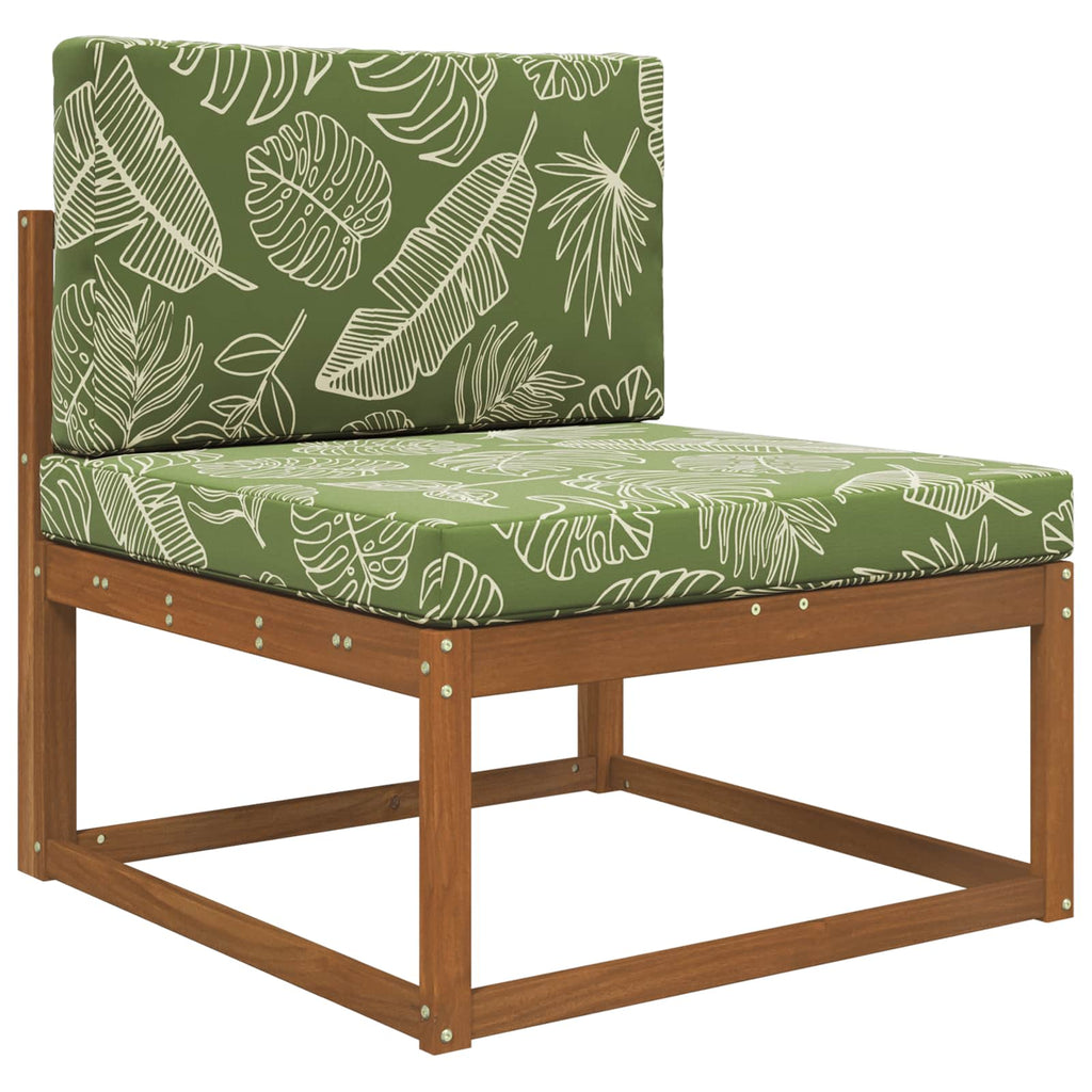 Sofakissen für draußen 2 pcs Blattdesign Polyester