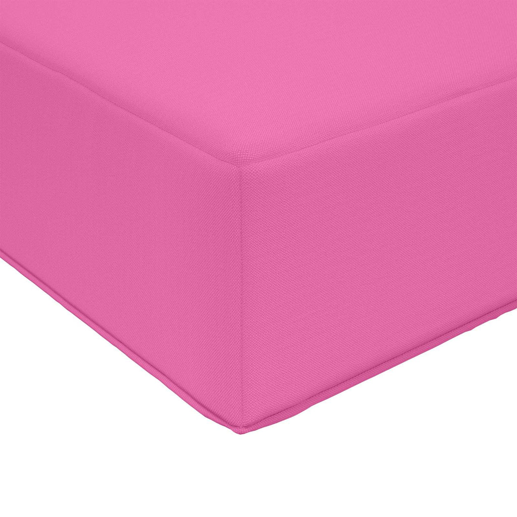 Sofakissen für draußen 2 pcs Rosa Polyester