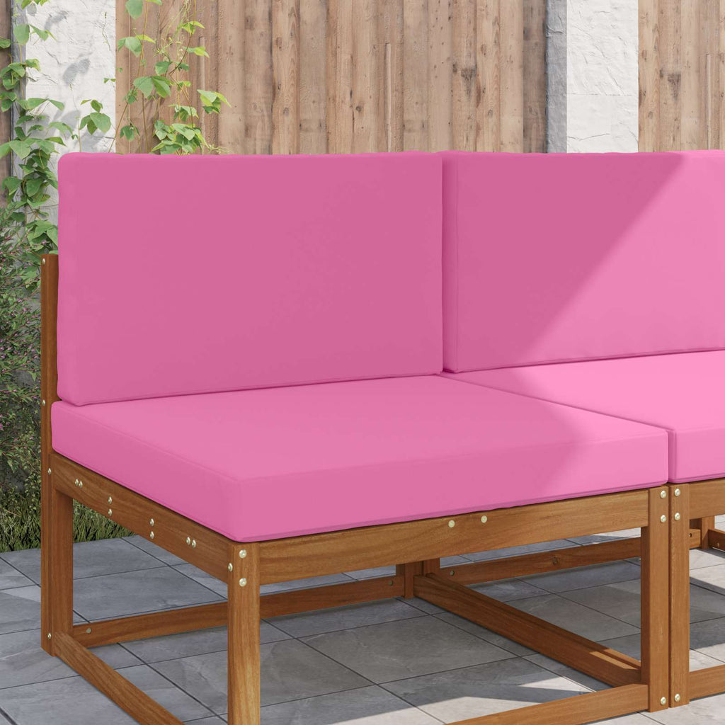 Sofakissen für draußen 2 pcs Rosa Polyester