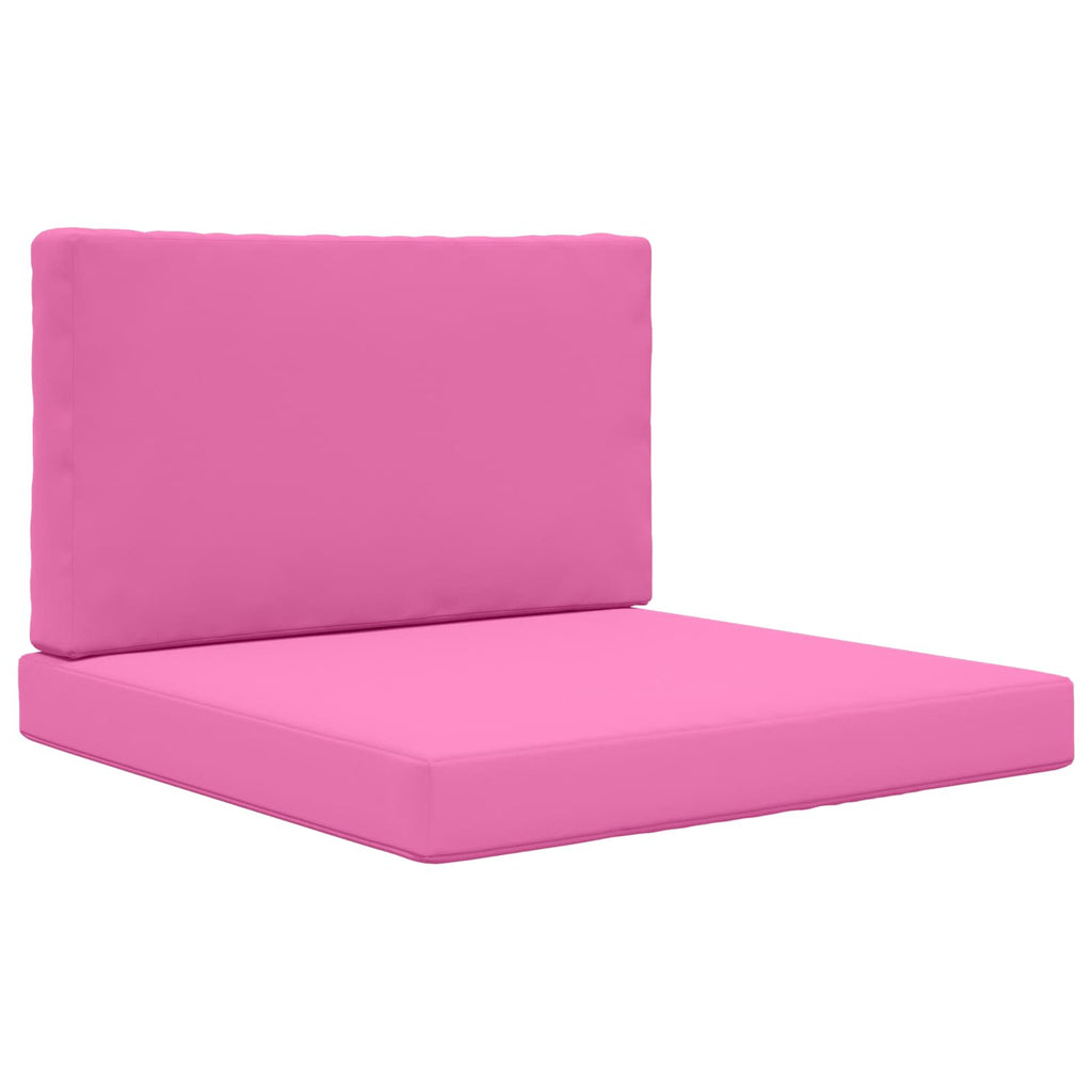 Sofakissen für draußen 2 pcs Rosa Polyester
