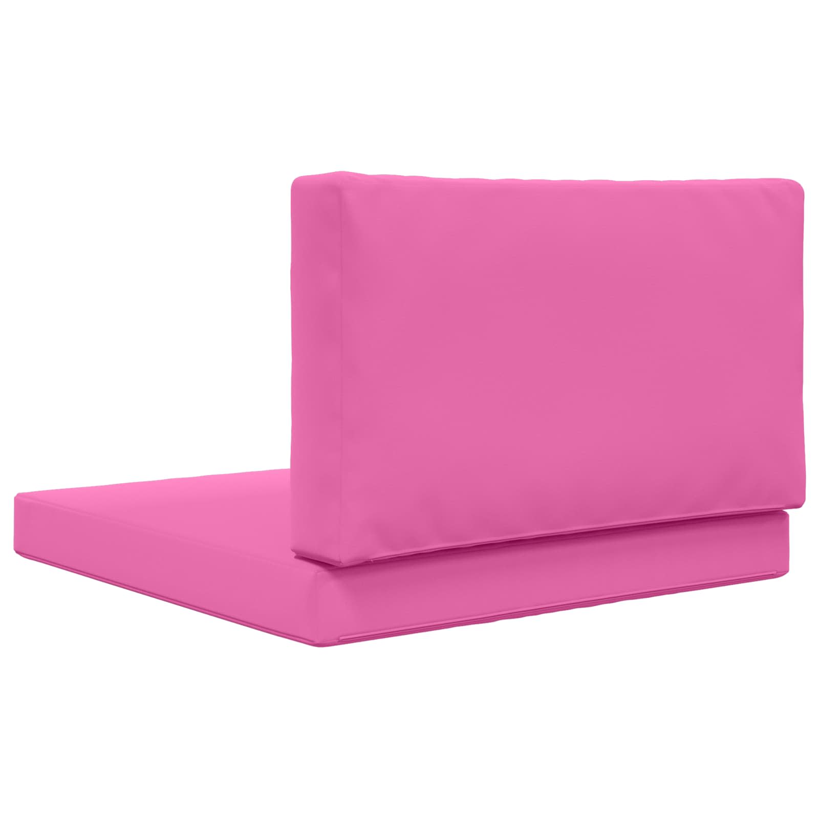Sofakissen für draußen 2 pcs Rosa Polyester